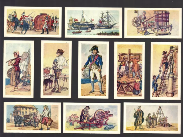 CIGARETTE/TRADE/CARDS. Lamberts Tea. BEFORE OUR TIME.(1961).(Complete Set of 25)