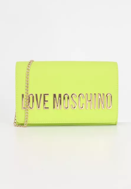 LOVE MOSCHINO Borse Donna Verde TRACOLLA Borsa da donna verde lime Sma