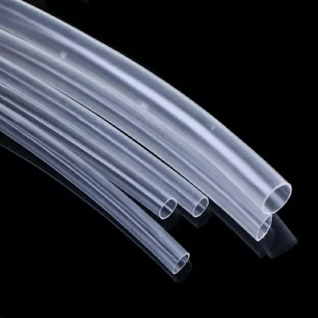 5M Trasparente Termoretraibile Tubo Restringente Manicotto Wrap Cavo Kit Morbido