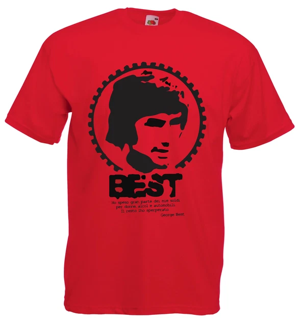 T-shirt Maglietta J1122 Best George Football Irish Icon