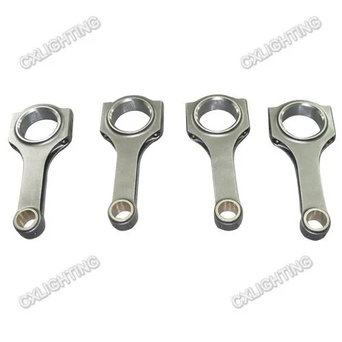 CXRacing 5.985'' H-Beam Connecting Rods Conrod For Honda K24A Acura 4340 Steel