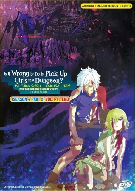 DVD Anime Is It Wrong To Try To Pick Up Girls In A Dungeon? Season