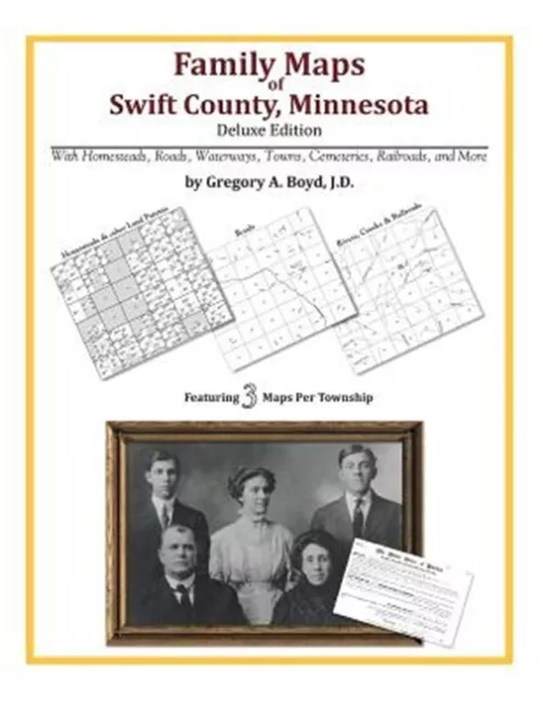 Family Maps of Swift County, Minnesota by Boyd J. D., Gregory A., Like New Us...