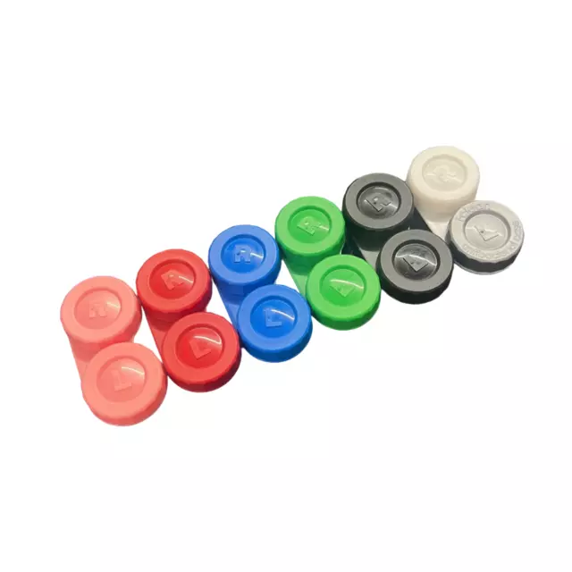 6 X Contact Lenses Lens Storage Soaking Cases Multi Colour