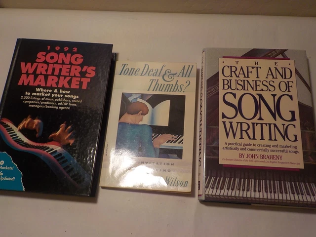 Artesanía y negocios de escritura de canciones, tono sordo y todos los pulgares + mercado de compositores