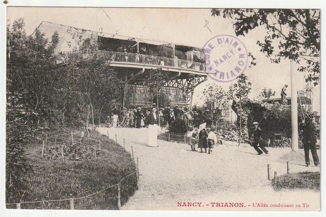 NANCY - Meurthe & Moselle - CPA 54 - Le Trianon - l' allée conduisant au Tir