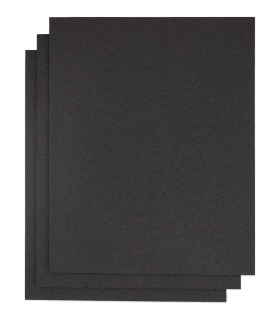 Pack of 10 4x6 316" Black Foam Core Backings