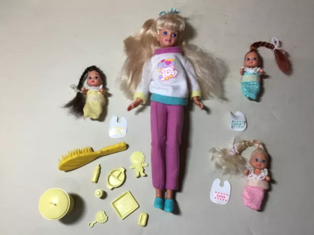 Barbie-Babysitter Skipper, with triplets and accessories 1994