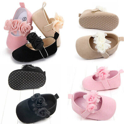 Crib Shoes Baby Newborn Anti-slip Sole Sneakers Pram Soft Toddler Girl Prewalker
