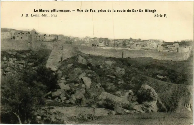 CPA AK Fez - View of Fez - Capture of the Dar De Bibagh Road MOROCCO (9639982)