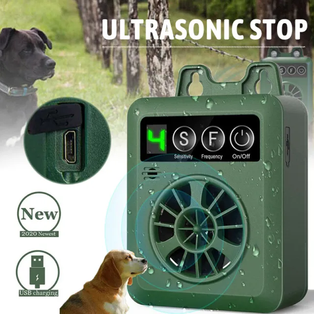 Dispositivo antiabbaiare ad ultrasuoni per animali domestici da esterno controllo corteccia cane strumento repellente stop