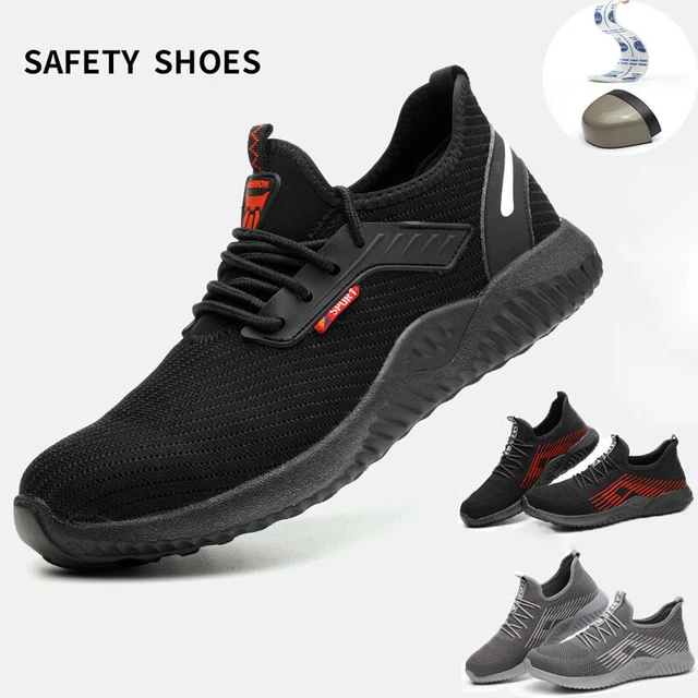 MENS WOMENS SAFETY Shoes Trainers Steel Toe Cap Work Boots Sports