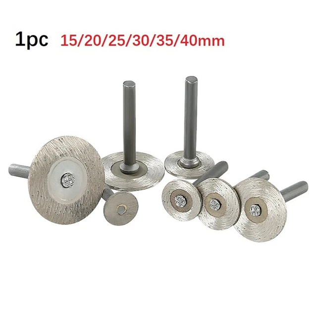 Lama circolare gambo 6 mm per taglio pietra legno metallo con mandrino inclusa