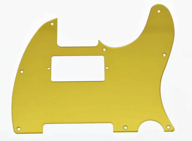 NEW PICKGUARD TELECASTER Humbucker - gold mirror - guitare TELE