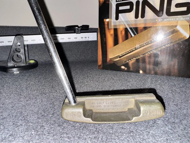 Putter Ping 2A Scottsdale Box 1345 - Vintage, Bronze Magnésium, Poignée D'origine, Occasion