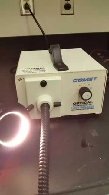 Microscope Illuminator With Fiber Optic Ring