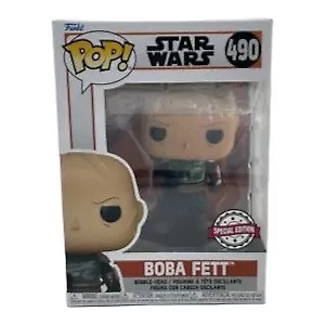 Figurine Funko Pop Star Wars Boba Fett Spécial édition N•490