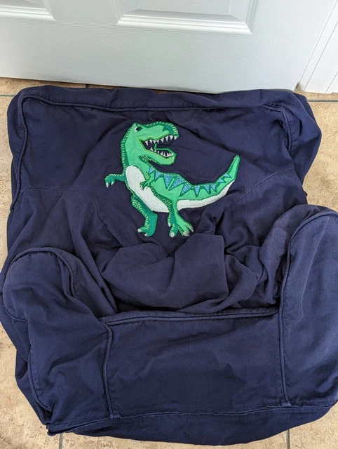 Funda de silla Pottery Barn Kids Anywhere azul marino dinosaurio