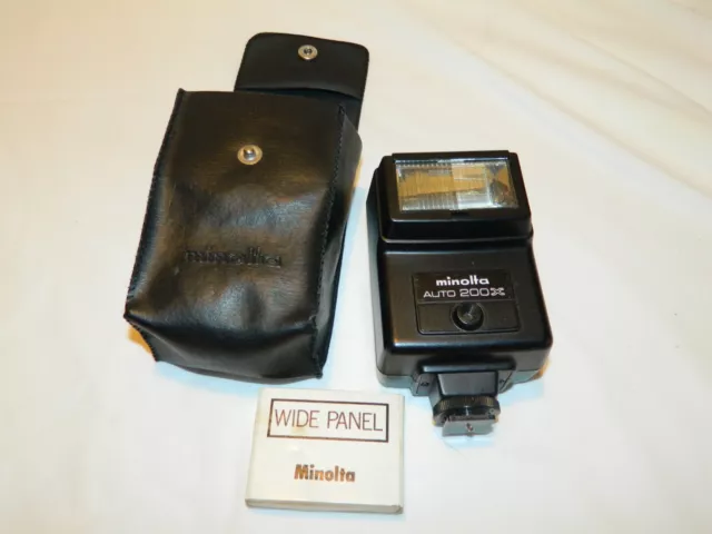 Vintage Minolta Auto 200X Flash Attachment Parts Only