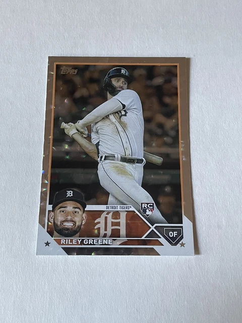 2023 Topps Series 1 RILEY GREENE Collectors Super Box Silver Foil Board RC #31