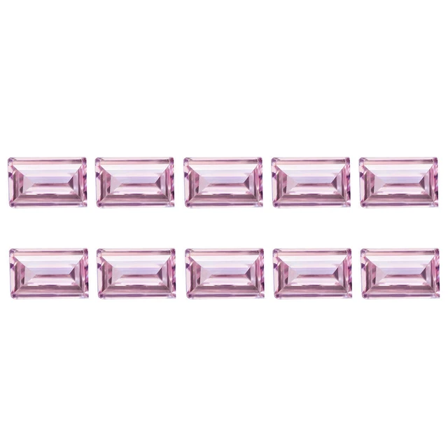 0.11Ct "IF" Taille Baguette Véritable Argyle Non Traité - Diamant Rose...