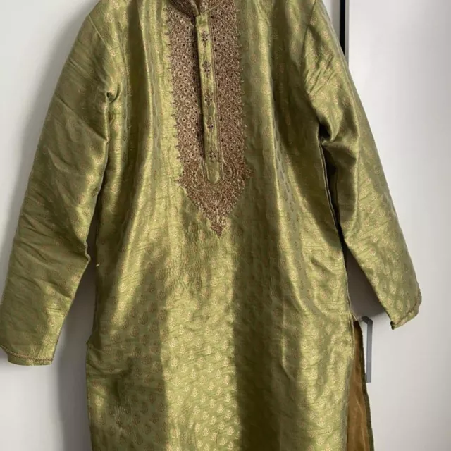 Mens Sherwani Asian Pakistani Indian Wedding Size Medium (top Only)