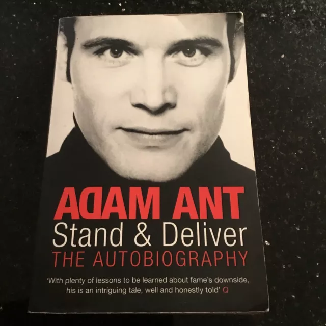 ADAM ANT Stand and Deliver The Autobiography 2007 Excellent Condition