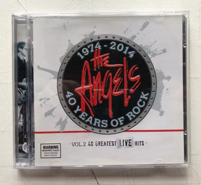 The Angels 40 Years of Rock, Vol. 2 3 CD Greatest Live Hits  Oz Aus Rare