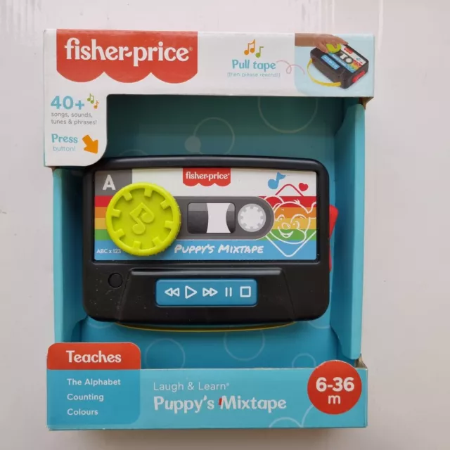 fisher price laugh & learn Puppy's Mixtape baby toy with lights and sounds