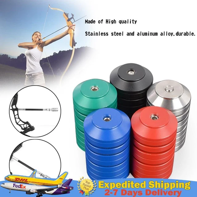 Archery Bow Stabilizer Weight Kit Balance Bar Bow Riser Counterweight Bow Part.