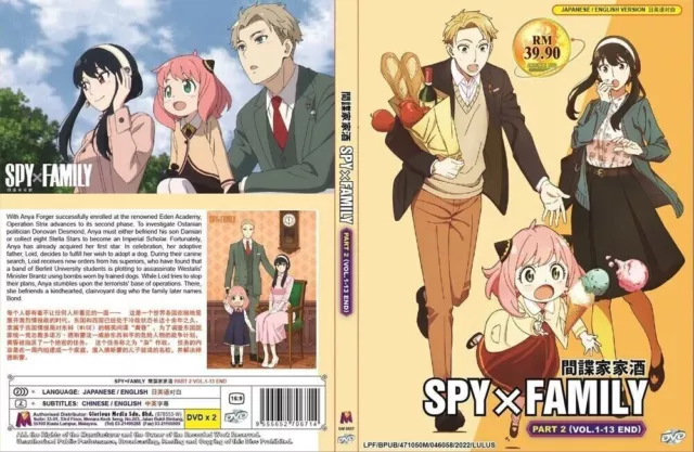 Spy x Family Part 1 (DVD) - Anime DVD with English Dubbed