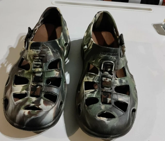 Shimano Evair Shoe Camo Color Men’s Size 8 Breathable Waterproof Men’s Shoes
