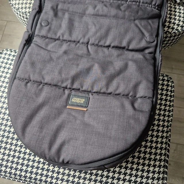 Mamas & Papas Pram Flip XT3 Cosytoes Footmuff Ocarro  XT2 BLACK COPPER **clean*v 2