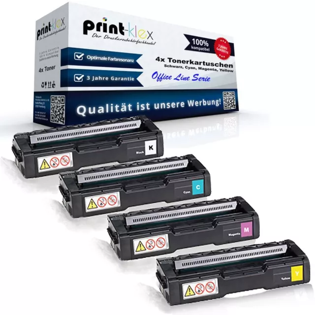 4x Printer Tonerkartuschen für Ricoh Aficio SP C-252-DN SPC262 Drucker Patronen