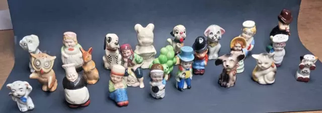 Lot of 23 Vintage Novelty Salt And Pepper Shakers Ceramic JAPAN Figurines NICE!