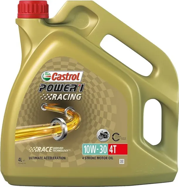 Castrol POWER1 Racing 4T 10W-30 Aceite de Moto 4L