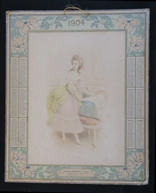 Gravure Ancienne : L'Hôtel De Ville De Rennes – Imprimerie Oberthur, 1919, Grand Format