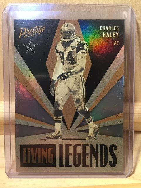 2021 Panini Prestige "Living Legends" Charles Haley #LL-7 Cowboys (COW012)