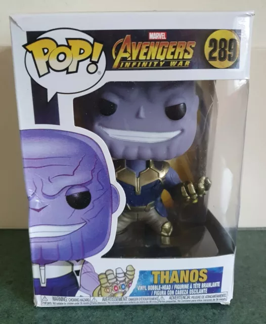 Marvel Avengers Infinity War Thanos #289 Funko POP Figur verpackt