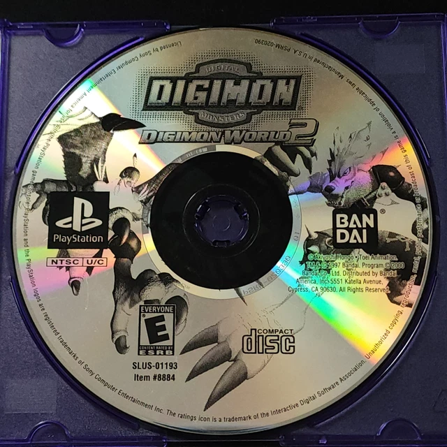 DIGIMON WORLD Sony Playstation PS1 Disc Only EUR 46,89