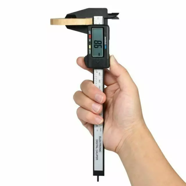 Digital Caliper Vernier Micrometer Electronic Ruler Gauge Meter Measuring Tool