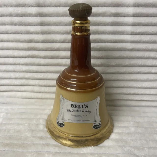 Vintage Wade Bell's Old Scotch Whisky ceramic decanter