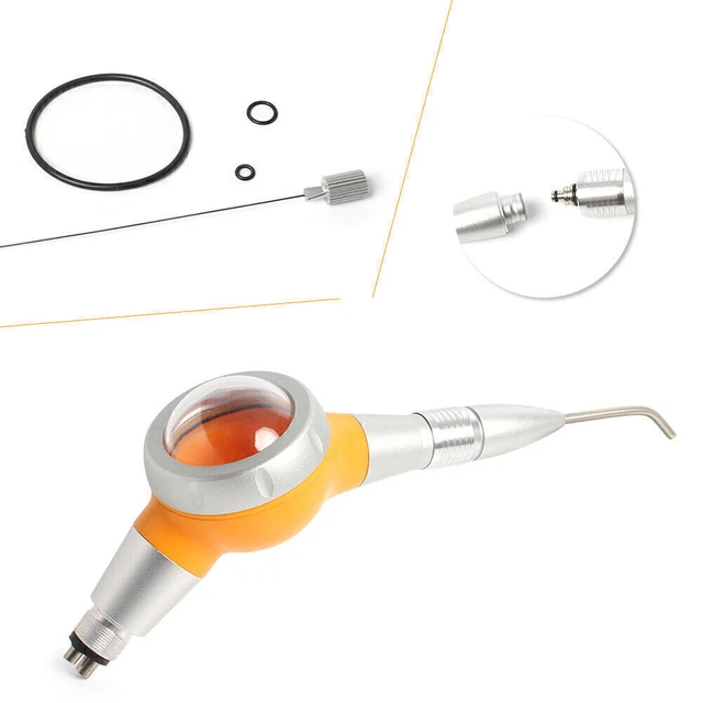 Mini Dental Air Flow Teeth Polishing Polisher Handpiece Tool Jet 4 Holes