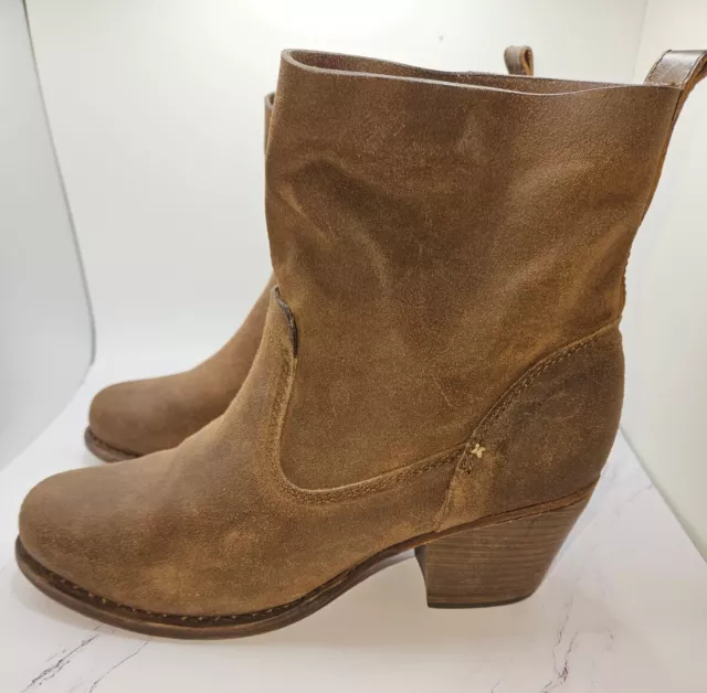 Rag & Bone Brown Suede Ankle Booties Women's Size 7.5 , 38 Boots