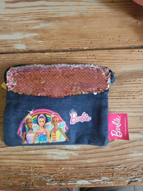 Sac à Main Peluche Barbie Fuchsia Pour Fille - Avec Bandoulière - Occasion (comme Neuf)
