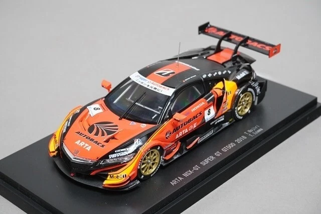 【中古】EBBRO 1/43 45516 SUPER GT500 2017 ARTA NSX-GT No.8[69][240069193571] EBBRO 1/43 ARTA NSX-GT Super GT GT500 2017 No.8 Finished