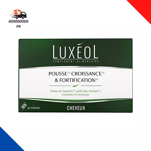 LUXEOL - Croissance & Fortification - Complément Alimentaire Cheveux- 30 Gélules