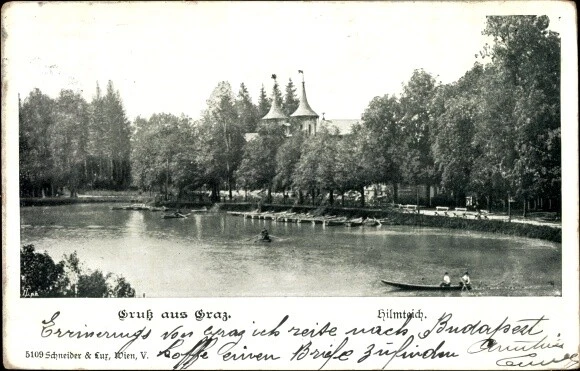 Ak Graz Steiermark, Hilmteich - 3570454