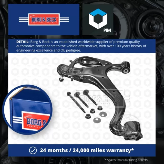 Wishbone / Suspension Arm Front Lower, Left BCA6655 Borg & Beck Track Control