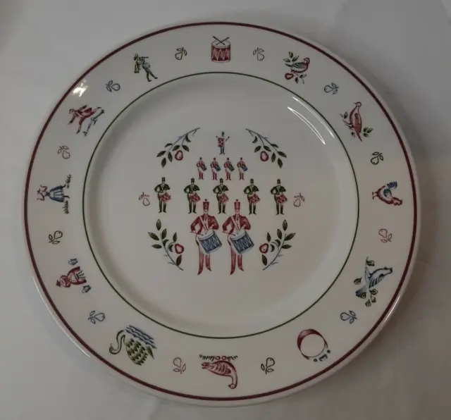Johnson Brothers - The Twelve  Days Of Christmas-Drummers Drumming-Dinner Plate